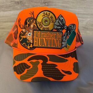 Orange Hunting Themed Cap